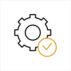 execution concept line icon. Simple element illustration. execution concept outline symbol design.