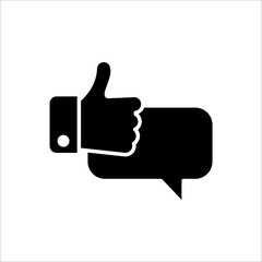thumbs up Symbol Icon Vector Design Illustration