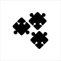 Puzzle Symbol Icon Vector Design Illustration