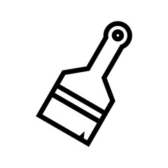 Paint Brush Icon Vector Icon Illustration