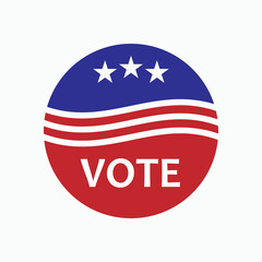 Vote Icon - Vector, Election Sign and Symbol for Design, Presentation, Website or Apps Elements