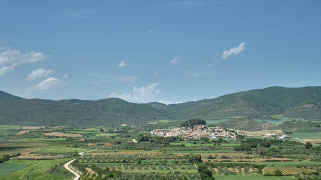 Eslava village, rural village in inland Navarre, Spain