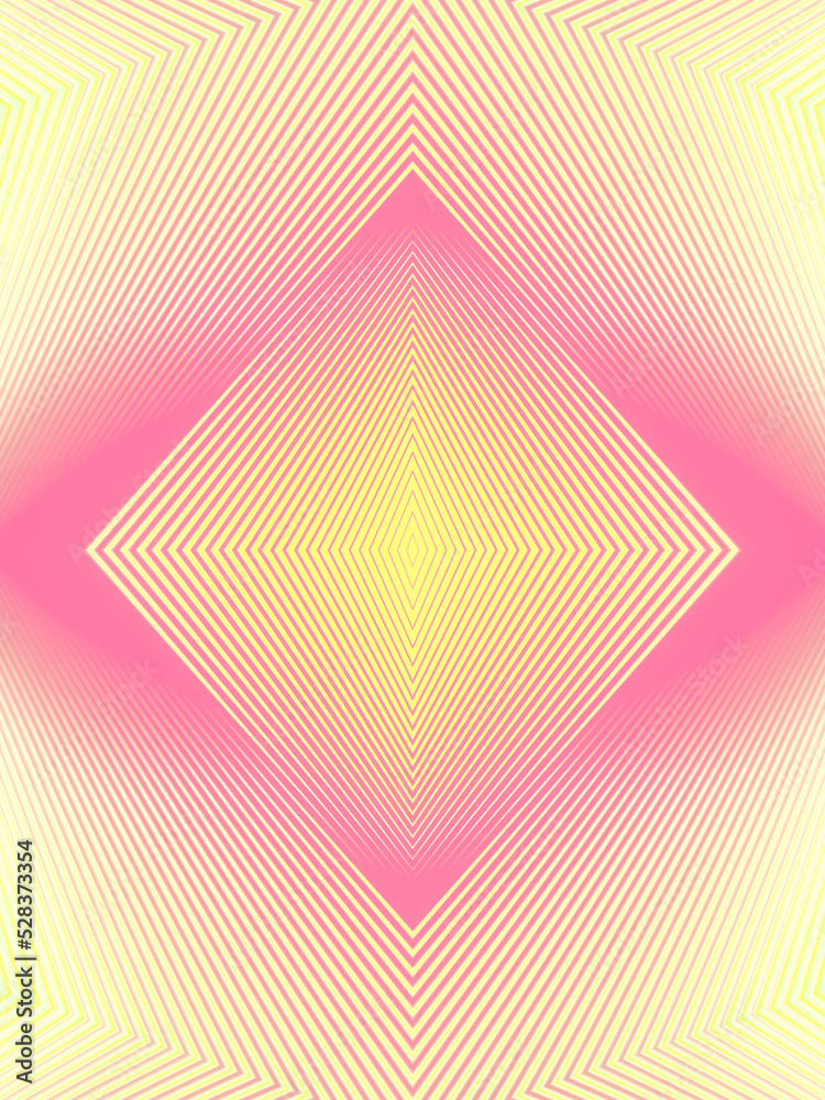 Aufkleber abstract colorful linear pattern. line art. creative design background. 3d rendering digital illustr