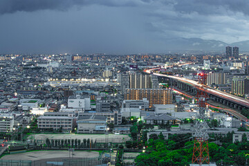 Obraz premium 東大阪の夜景