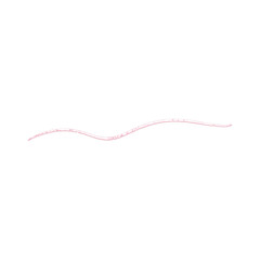 Pink Curvy Glitter Line