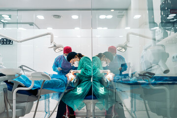 Working in Dental Clinic