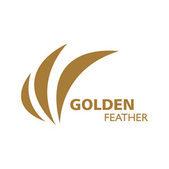 Feather ilustration logo vector template design
