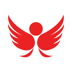 Feather ilustration logo vector template design