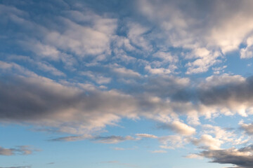 Beautiful cloudy sky. Abstract background for design purpose.