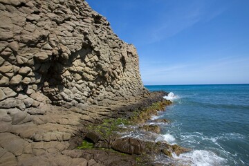 Rocks at Playa de Monsul, natural preserve Cabo De Gata, San Jose, Andalusia, Spain, Europe