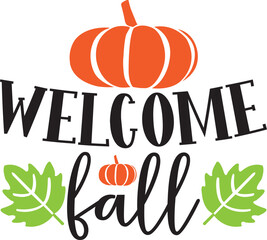 welcome fall svg