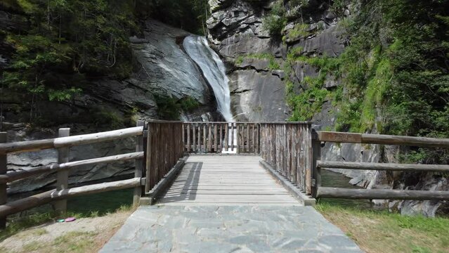 The Gossfalle (waterfall) in the Maltatal, Austria