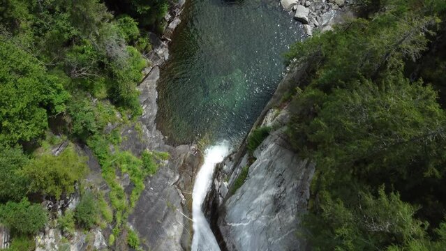 The Gossfalle (waterfall) in the Maltatal, Austria