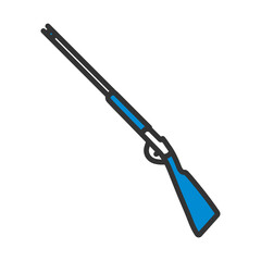 Icon Of Hunting Gun