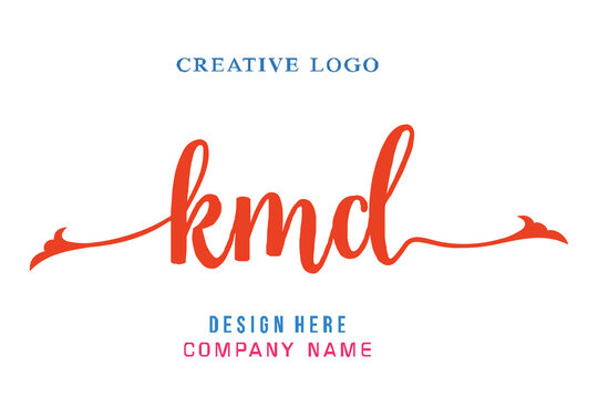 kmd lettering, perfect for company logos, offices, campuses, schools, religious education