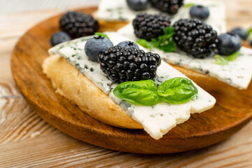 Blue Cheese on Bread