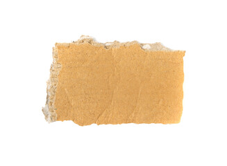 Cardboard, Carton, Ripped Kraft Paper, Wrapping Piece