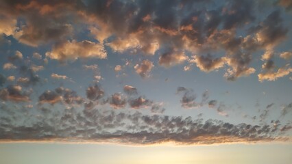 sunset in the mountains