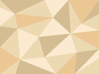 ポリゴン模様の背景　横位置　イエロー