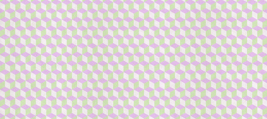 Japanese patterned paper with 3 color squares on Japanese paper.