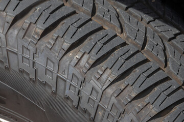 Fototapeta premium 車のタイヤ ホイール old Wheel of the car