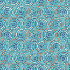 Fototapeta na wymiar Vector seamless pattern with abstract swirl