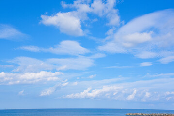 青い空と白い雲