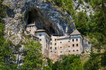 Fototapeta na wymiar Predjama Cave Castle In Slovenia