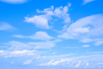 青い空と白い雲