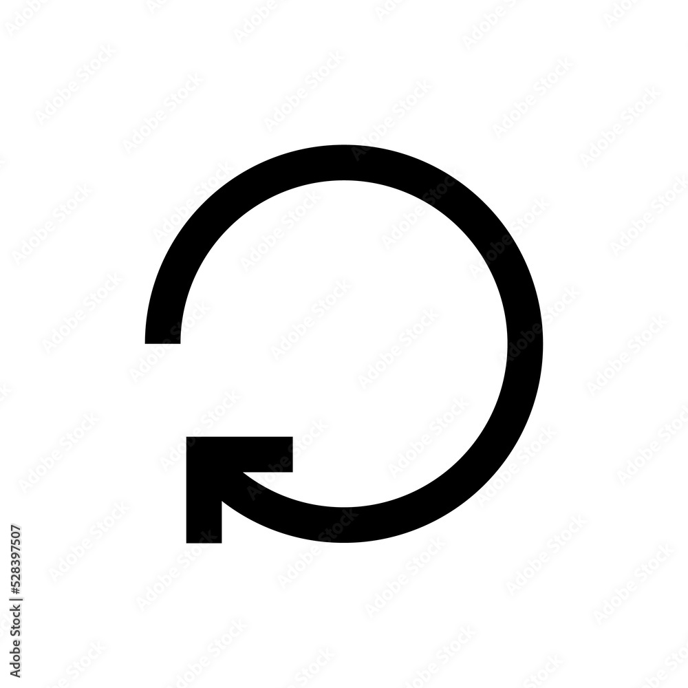 Poster reload of basic icons for notifications and icons displayed on mobile and website. a icons collectio