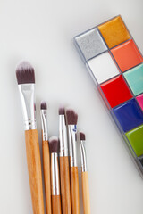 brushes and cosmetics