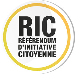 Obraz premium RIC - référendum d'initiative citoyenne