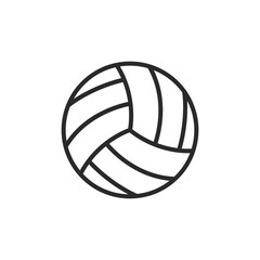 Volley ball logo vector
