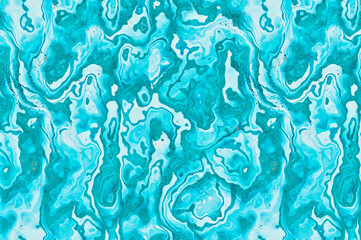 Top view of oil color pattern on water