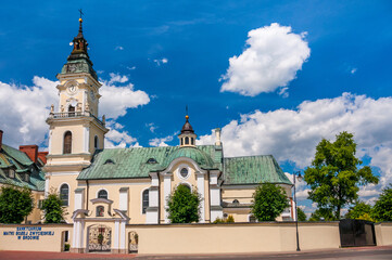 Brdow, big village in central Poland. The Sanctuary of Victoriaus Our Lady.