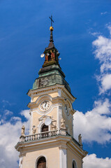 Fototapeta na wymiar Brdow, big village in central Poland. The Sanctuary of Victoriaus Our Lady.