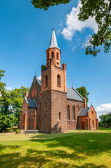 Fototapeta na wymiar Church of St. Joseph, Wojslawice, Opole Voivodeship, Poland