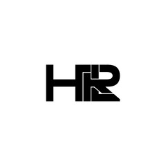 hrl letter original monogram logo design