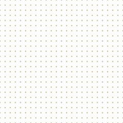 Minimalist seamless pattern with tiny star shapes. 4 pointed gold stars on white background.