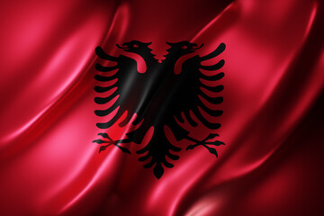 Albania3d flag