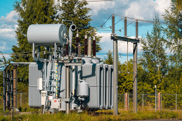Power Transformer in substation