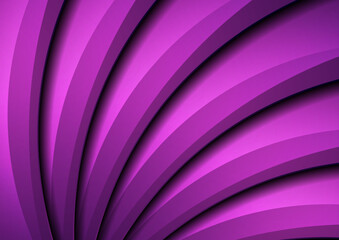 Bright purple abstract waves elegant background. Vector design