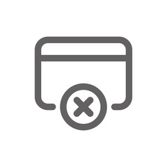 atm is broken icon. Perfect for web design or payment applications. Simple vector illustration.