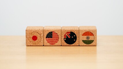 QUAD / the strategic forum between the United States, Japan, Australia and India © tokyo studio