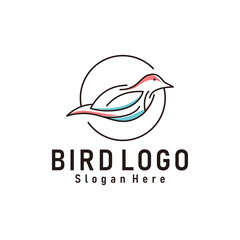 Fototapeta na wymiar Bird logo vector premium design