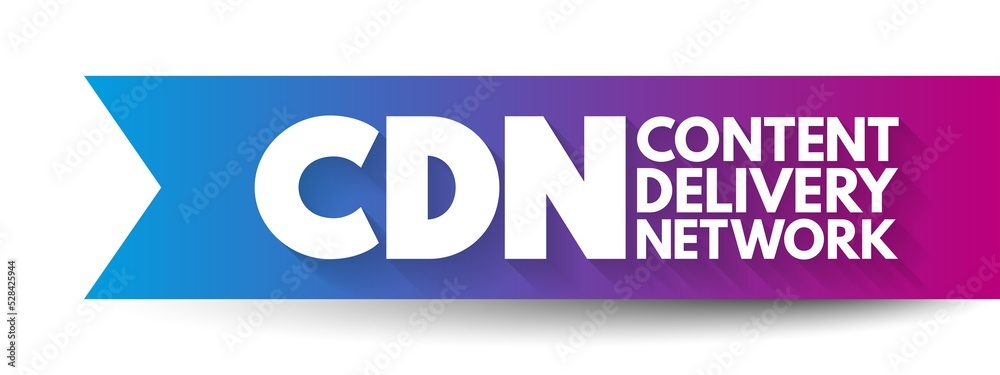 Poster cdn - content delivery network is a geographically distributed network of proxy servers and their da