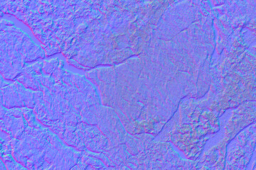 Mountain rock in normal map