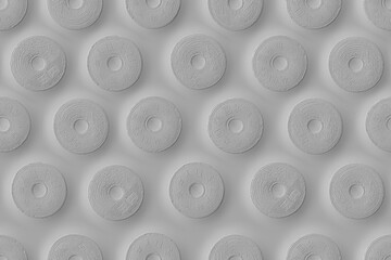3d image of a gray seamless pattern. 3D rendering of the background from the subject. Wall panel.