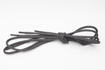 New shoelaces on a white background