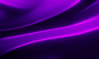 Purple and black abstract wave background.